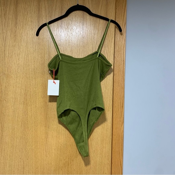 Open Edit Olive Color Bodysuit - Size Small - Picture 2 of 7